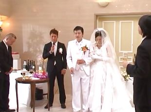 Gangbanging the japanese bride @ GrannyFucks.Me