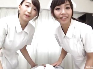 Sweet Japanese nurse dicked in medical fetish video